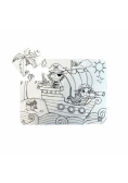 Puzzle Wyspa Piratów Funny Mat STRIGO