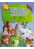 Biblia z obrazkami niebieska
