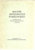 Rocznik Archidiecezji Warszawskiej zawierający spis duchowieństwa