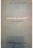 Surowce roślinne