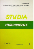 Studia Historyczne Rok XXXVII Zeszyt 2