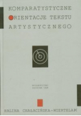 Komparatystyczne orientacje tekstu artystycznego