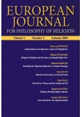 European Journal for Philosophy of Religion 2 (2009)