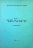 Wykaz zespołów akt w archiwach na terenie Wielkopolski