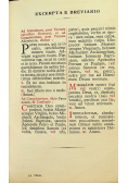 Pars Hiemalis Breviarium romanum brewiarz rzymski