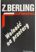 Wspomnienia wolność na przetarg