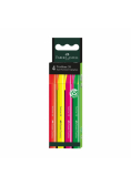 Zakreślacz 4 kolory FABER CASTELL
