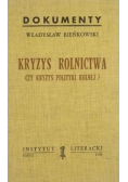Dokumenty kryzys rolnictwa