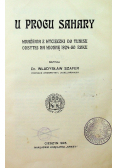 U progu Sahary 1925 r.
