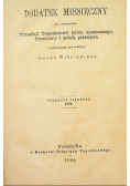 Dodatek miesięczny do czasopisma Przegląd Tygodniowy życia społecznego literatury i sztuk pięknych półrocze pierwsze 1884 r