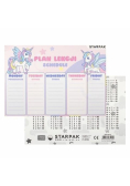 Plan lekcji z tabliczką mnożenia Unicorn (25szt)