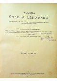 Polska gazeta lekarska Nr 1 do 52 Rok V 1926 r.