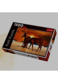 Puzzle 1500 Rumaki na plaży
