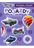 Poznaj świat Zabawa z naklejkami Pojazdy