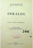 Dekalog Tom 1 i 2 1934 r.