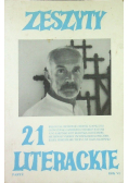 Zeszyty literackie nr 21