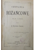 Czytania różańcowe dla ludu 1885 r.