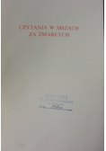 Czytania w Mszach za zmarłych