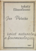 Teksty filozoficzne świat naturalny a fenomenologia