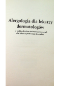 Alergologia dla lekarzy dermatologów