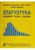 Statystyka Elementy teorii i zadania