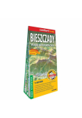 Bieszczady mapa panoramiczna mapa turystyczna 1:60 000 laminat 2024