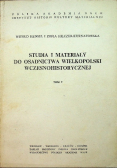 Studia i materiały do osadnictwa wielkopolski wczesnohistorycznej Tom V