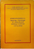 Korespondencja Ignacego Potockiego w sprawach edukacyjnych 1774 - 1809