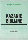Kazanie biblijne