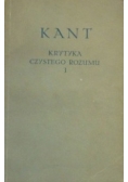 Krytyka czystego Rozumu I