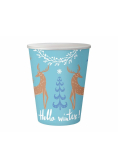 Kubeczki papierowe Hello Winter 250ml 6szt