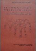 Budownictwo murowane w Polsce