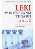 Leki w intensywnej terapii od A do Z
