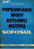 Poprawianie wody kotłowej metodą sofosul