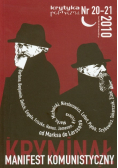 Krytyka polityczna Manifest komunistyczny