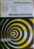 Akustyka techniczna słownik techniczny