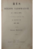 Rys dziejów najnowszych od 1815 po 1875 z krótkim rzutem oka na dzieje lat 1876 - 1878 1880 r.