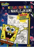 Kolorowanka z naklejkami SpongeBob