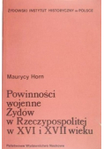 Powinności wojenne Żydów w Rzeczypospolitej w XVI i XVII wieku