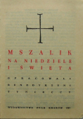 Mszalik na niedzielę i święta