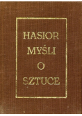 Myśli o sztuce Wydanie kieszonkowe