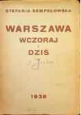 Warszawa wczoraj i dziś 1938 r.