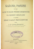 Kazania pasyjne 1902 r.