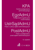 Kodeks postępowania administracyjnego. Postępowanie egzekucyjne w administracji. Prawo o ustroju sąd