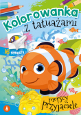 Kolorowanka z tatuażami Morscy przyjaciele