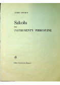 Szkoła na instrumenty perkusyjne