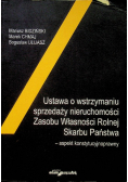 Ustawa o wstrzymaniu sprzedaży nieruchomości Zasobu Własności Rolnej Skarbu Państwa