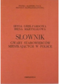 Słownik gwary starowierców mieszkających w Polsce