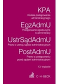 Kodeks postępowania administracyjnego. Postępowanie egzekucyjne w administracji. Prawo o ustroju sąd