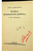 Marja Rodziewiczówna i jej dzieła 1931 r.